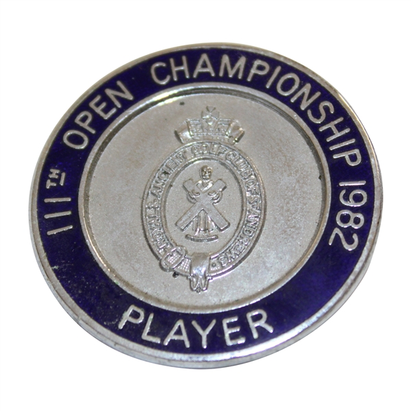 Bobby Clampett's 1982 OPEN Championship at Royal Troon Contestant Badge