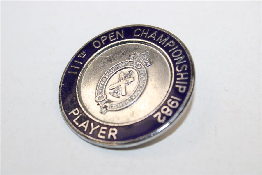 Bobby Clampett's 1982 OPEN Championship at Royal Troon Contestant Badge