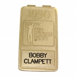 Bobby Clampetts Personal 1990 Ben Hogan Tour Money Clip/Badge