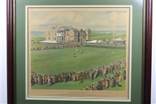 Bobby Jones at 1930 British Amateur Championship on Green Framed Print Published by HO Quinn Ltd.