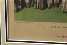 Bobby Jones at 1930 British Amateur Championship on Green Framed Print Published by HO Quinn Ltd.