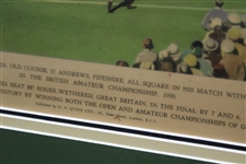 Bobby Jones at 1930 British Amateur Championship on Green Framed Print Published by HO Quinn Ltd.