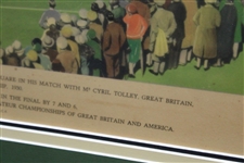 Bobby Jones at 1930 British Amateur Championship on Green Framed Print Published by HO Quinn Ltd.