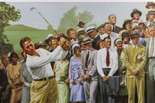 Bobby Jones 'The Niblick at Interlachen' Ltd Ed Print by Artist Zuniga #335/1000 - Framed