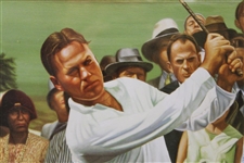 Bobby Jones 'The Niblick at Interlachen' Ltd Ed Print by Artist Zuniga #335/1000 - Framed