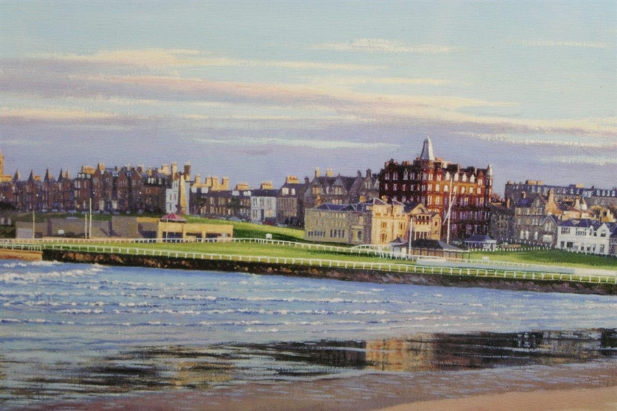 The Old Course St. Andrews Panoramic Print by Willington - Framed