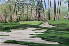 Augusta National Golf Club 'The 10th Hole- In April' by Garner Print - Framed