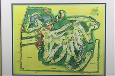 Augusta National Golf Club Aerial Photo - Framed