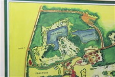 Augusta National Golf Club Aerial Photo - Framed