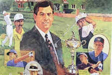 1995 Ryder Cup at Oak Hill Country Club Team USA Print - Framed