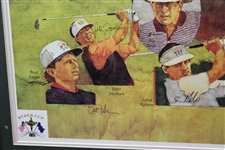 1995 Ryder Cup at Oak Hill Country Club Team USA Print - Framed