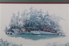 The Augusta National Golf Club 'Amen Corner 11th, 12th, & 13th' Print - Framed
