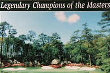 2001 'Legendary Champions of the Masters' Winners Poster -  Framed