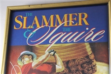1997 'The Slammer & The Squire' World Golf Village Time Capsule Ceremony Poster - Framed