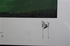 1988 Mark King 'Martin Lawrence Limited Editions 1989' Masters 11th Hole Green Print - Framed