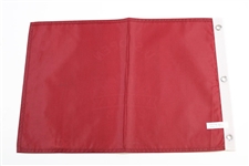 Justin Rose Signed 2013 US Open at Merion Red Screen Flag JSA ALOA