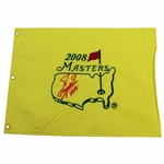 Fuzzy Zoeller Signed 2008 Masters Embroidered Flag with 1979 JSA ALOA