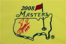 Fuzzy Zoeller Signed 2008 Masters Embroidered Flag with '1979' JSA ALOA