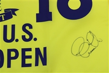 Ernie Els Signed 1994 US Open at Oakmont Yellow Screen Flag JSA ALOA
