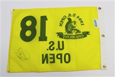 Ernie Els Signed 1994 US Open at Oakmont Yellow Screen Flag JSA ALOA