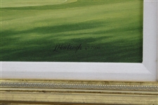 Bobby Clampett's 2000 Masters Gift - Linda Hartough Signed Ltd Ed #4 Hole Flowering Crab Apple Canvas