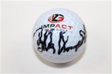 Bobby Clampett Signed Impact Zone Golf Ball & 'The Impact Zone' Book JSA ALOA