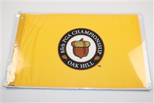 2003 PGA at Oak Hill Yellow Screen & White Embroidered Flags - Unopened - Bobby Clampett