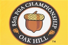 2003 PGA at Oak Hill Yellow Screen & White Embroidered Flags - Unopened - Bobby Clampett