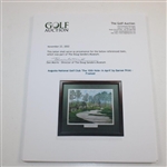 Augusta National Golf Club 'The 10th Hole- In April' by Garner Print - Framed
