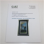 Jack Nicklaus 'The Evening Star - 1962' Ltd Ed #87/950 Print by Doug London - Framed