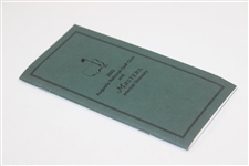 2002 Augusta National Golf Club and Masters Internal Glossary Booklet