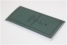 2002 Augusta National Golf Club and Masters Internal Glossary Booklet