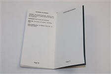 2002 Augusta National Golf Club and Masters Internal Glossary Booklet