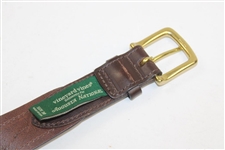 Augusta National Golf Club Logo Blue Vineyardvines Belt - Size 38