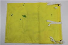 Six (6) Champs Signed 2008 Masters Tournament Embroidered Flag with Field JSA ALOA