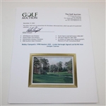 Bobby Clampett's 1998 Masters Gift - Linda Hartough Signed Ltd Ed #6 Hole Juniper Canvas