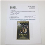 Chevy Chase Signed 'Caddyshack' Movie Poster - Bobby Clampett Collection - Framed JSA ALOA