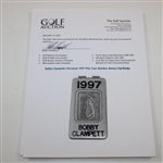 Bobby Clampett's Personal 1997 PGA Tour Member Money Clip/Badge