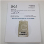 Bobby Clampett's Personal 1990 Ben Hogan Tour Money Clip/Badge