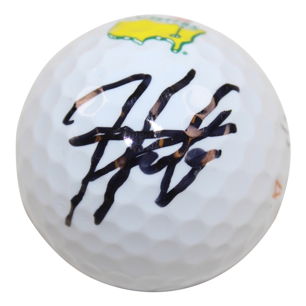 Hideki Matsuyama Signed Masters Logo Titleist Golf Ball JSA ALOA