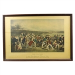 The Golfers Match Engraved by Wagstaffe Painted by Charles Lee No. 1322 Print - Framed