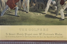 The Golfers Match Engraved by Wagstaffe Painted by Charles Lee No. 1322 Print - Framed