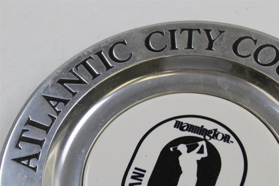 1986 Atlantic City Country Club Mannington Invitational Pro-Am Pewter Plate - May 13th