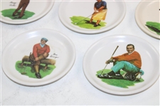 Eight (8) Classic Golf Legends Wilson Plates
