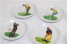 Eight (8) Classic Golf Legends Wilson Plates