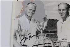 Jack Nicklaus Signed 1958 Trans-Mississippi Championship Photo JSA ALOA