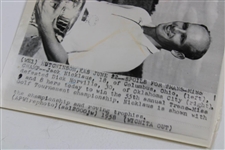 Jack Nicklaus Signed 1958 Trans-Mississippi Championship Photo JSA ALOA