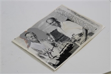 Jack Nicklaus Signed 1958 Trans-Mississippi Championship Photo JSA ALOA