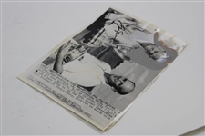 Jack Nicklaus Signed 1958 Trans-Mississippi Championship Photo JSA ALOA
