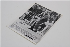 Jack Nicklaus Signed 1962 North & South Championship Photo JSA ALOA